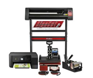 Monstershop Pixmax Da Vinci Bundle 5 In 1 Heat Press, Vinyl Cutter, Cis Printer Multi