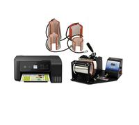 Mug Heat Press Machine Sublimation Mugs Transfer + Various Attachments + Printer