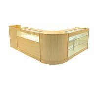 Monstershop Polaris LED Shop Counter Set K1500, B1500, TB60 & CM60 - Maple in Beige Monstershop Beige