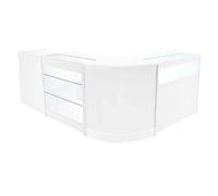 Monstershop Polaris LED Shop Counter Set K900, B900, TB60 & CM60 - White Monstershop White