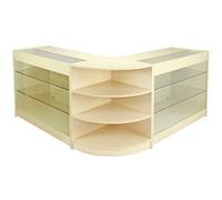 Monstershop Pulsar Maple Shop Counter & Retail Display Set In Beige Beige One Size