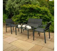 Jardi Rattan Patio Furniture Set - Black