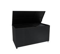 Jardi Serafina Rattan Cushion Storage Box 700L - Black, Black