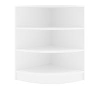Retail Shop Corner Counter LM60 - White White