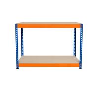 Garage Workbench S-Rax 2 Shelf 120cm x 45cm x 90cm Workstation