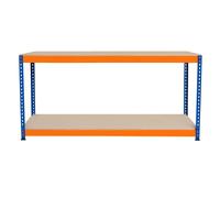 Monster Racking S-Rax 2 Tier Workbench - 180cm x 45cm x 90cm