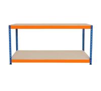 Monster Racking S-Rax 2 Tier Workbench - 180cm x 60cm x 90cm