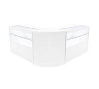 Monstershop Selene Led Shop Counter Set Cm60 & 2 X C1200 - White White
