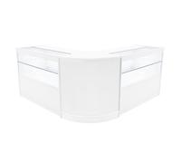 Monstershop Selene LED Shop Counter Set CM60 & 2 x C1200 - White Monstershop White
