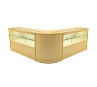 Monstershop Selene Led Shop Counter Set Cm60 & 2 X C1500 - Maple In Beige Beige