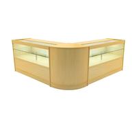 Monstershop Selene LED Shop Counter Set CM60 & 2 x C1500 - Maple in Beige Monstershop Beige