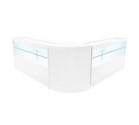 Monstershop Selene Led Shop Counter Set Cm60 & 2 X C1500 - White White