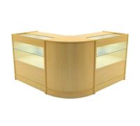 Monstershop Selene LED Shop Counter Set CM60 & 2 x C900 - Maple in Beige Monstershop Beige
