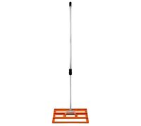 (50cm, Orange) Lawn Leveller 50cm 100cm Rake Extendable 1.9m