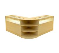 Monstershop Theseus Led Shop Counter Set Lm60 & 2 X B1200 - Maple In Beige Beige