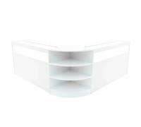 Monstershop Theseus Led Shop Counter Set Lm60 & 2 X B1500 - White White