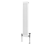 Monstershop Traditional 2 Column Radiator - 1500 x 202mm - White
