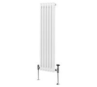 MonsterShop Radiator Traditional 2 Column 1500 x 292 mm White
