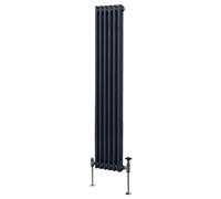 Traditional 2 Column Radiator - 1800 x 292mm - Anthracite Grey Grey