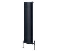 MonsterShop Traditional 2 Column Radiator - 1800 X 382 mm - Anthracite