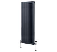 Monstershop Traditional 2 Column Radiator - 1800 x 562mm - Anthracite Grey Monstershop Grey