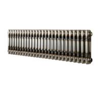 Monstershop Traditional 2 Column Radiator - 300 x 1190mm - Raw Metal