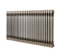 Monstershop Traditional 2 Column Radiator - 600 x 1190mm - Raw Metal