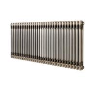 Monstershop Traditional 2 Column Radiator - 600 x 1460mm - Raw Metal