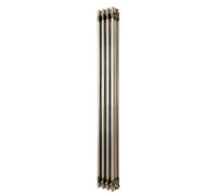 MonsterShop Traditional 3 Column Radiator - 1500 X 200mm - Raw Metal