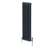 Monstershop Traditional 3 Column Radiator - 1800 x 292mm - Anthracite Grey Monstershop Grey