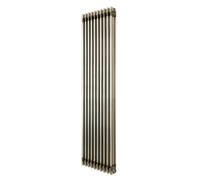 Monstershop Traditional 3 Column Radiator - 1800 x 470mm - Raw Metal in Silver Monstershop Silver