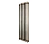 Monstershop Traditional 3 Column Radiator - 1800 x 560mm - Raw Metal in Silver Monstershop Silver