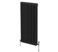 Monstershop Traditional 3 Column Radiator - 1800 x 562mm - Black