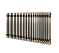 Monstershop Traditional 3 Column Radiator - 600 x 1190mm - Raw Metal