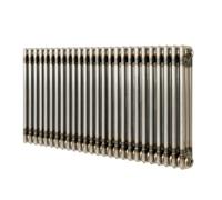 Monstershop Traditional 3 Column Radiator - 600 x 1190mm - Raw Metal