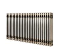 Monstershop Traditional 3 Column Radiator - 600 x 1190mm - Raw Metal