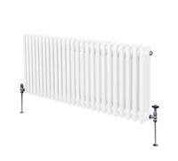 Monstershop Traditional 3 Column Radiator - 600 x 1192mm - White