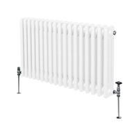 Monstershop Traditional 3 Column Radiator - 600 X 832Mm - White