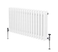 Monstershop Traditional 3 Column Radiator - 600 x 832mm - White
