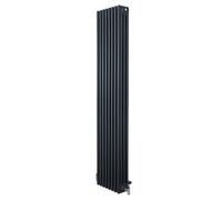 MonsterShop Traditional 4 Column Radiator 1800mm X 380mm & Trv Chrome Valves Central Heating