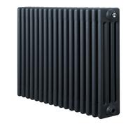 Monstershop Traditional 4 Column Radiator - 600 x 785mm - Anthracite Grey Monstershop Grey