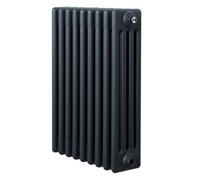 Monstershop Traditional 4 Column Radiator - 600 x 425mm - Anthracite Grey