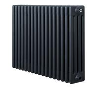 Monstershop Traditional 4 Column Radiator - 600 x 785mm - Anthracite Grey Monstershop Grey