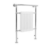 MonsterShop Traditional Heated Towel Rail Radiator 950mm X 660mm White