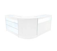 Monstershop Triton Led Shop Counter Set K1200, B1200 & Cm60 - White White
