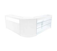 Monstershop Triton Led Shop Counter Set K1500, B1500 & Cm60 - White White