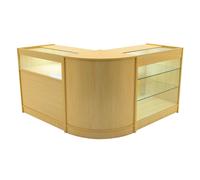 Monstershop Triton Led Shop Counter Set K900, B900 & Cm60 - Maple In Beige Beige