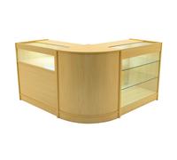 Monstershop Triton LED Shop Counter Set K900, B900 & CM60 - Maple in Beige Monstershop Beige