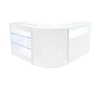 Monstershop Triton LED Shop Counter Set K900, B900 & CM60 - White Monstershop White