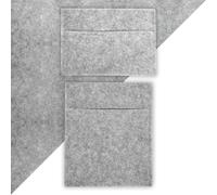 Monstershop Van Carpet Lining & Storage Pouches - Silver Grey Grey One Size
